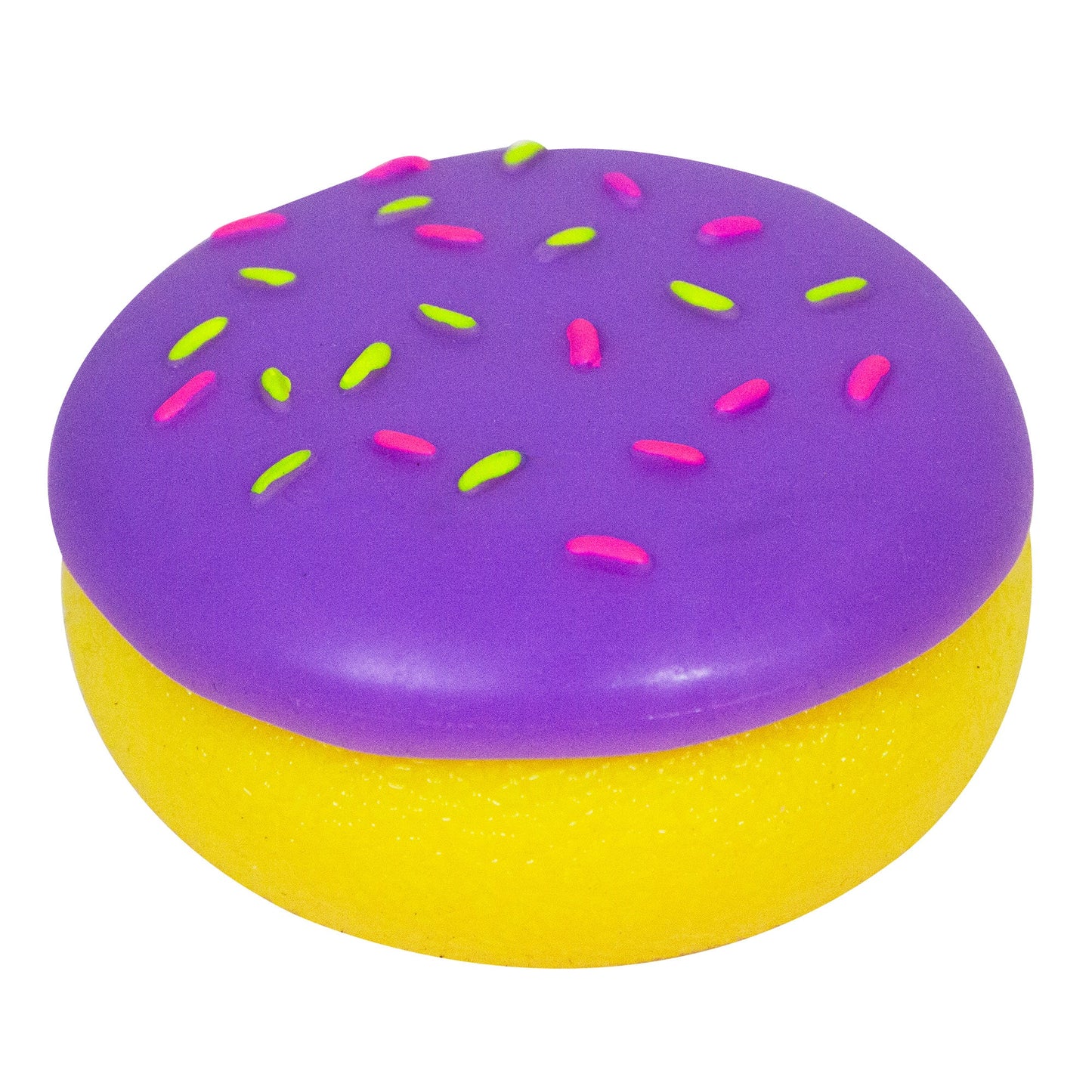 Jelly Donuts - Yellow Dohnut with Purple Frosting with Sprinkles