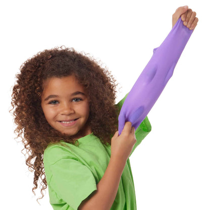 Super Cool Cats - Lifestyle with girl stretching purple Super Cool Cat