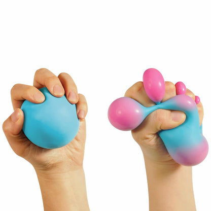 Hands squeezing Color Changing : Starts blue, turns to pink when squeezed