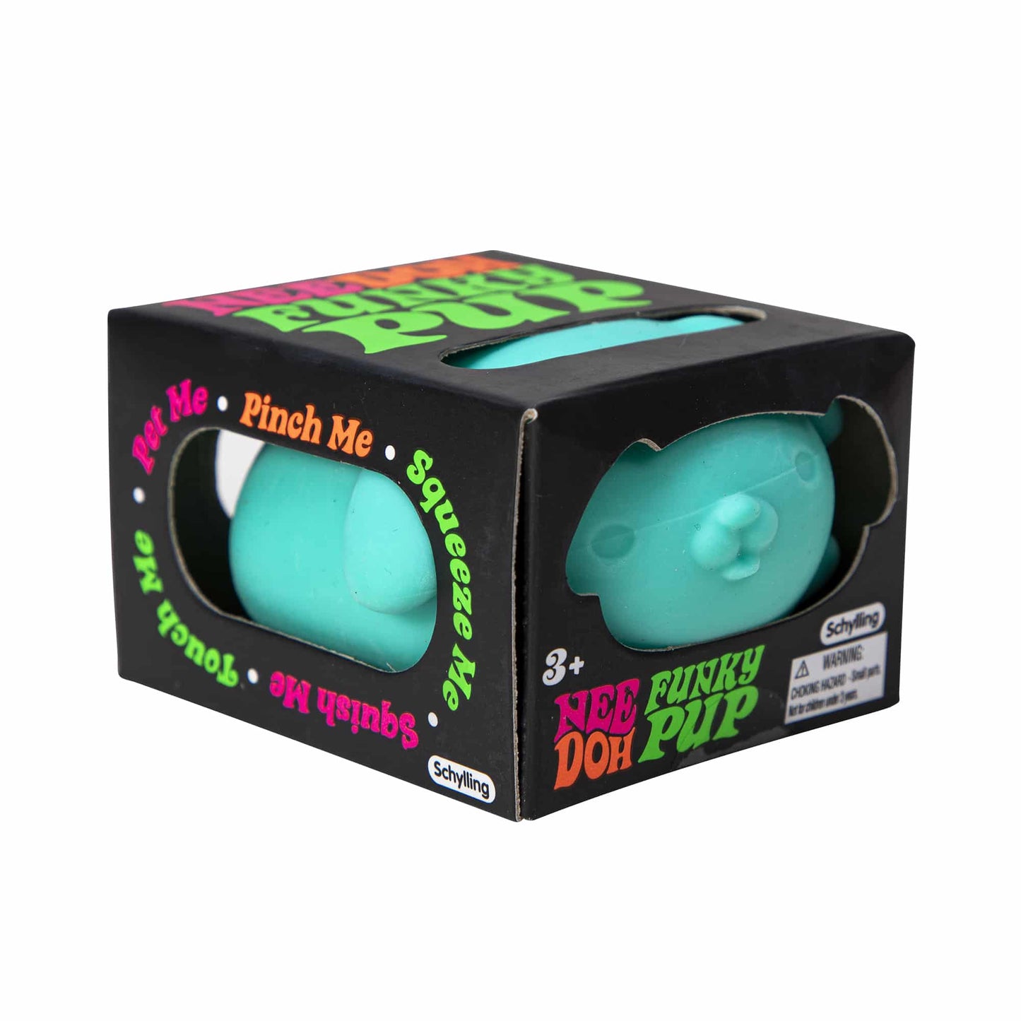 Funky Pup - Teal Pkg 3Q Right