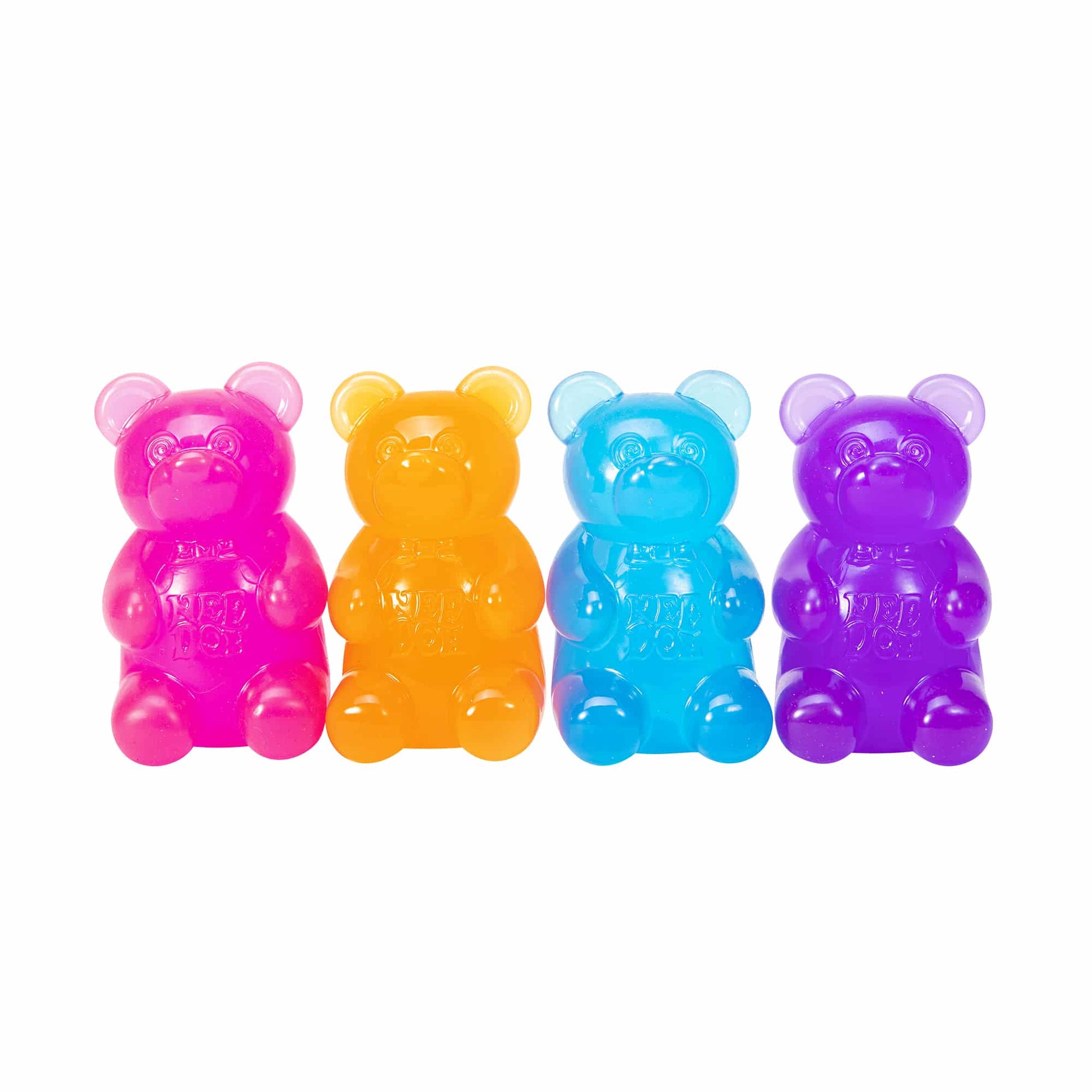 Gummy Bear - Group - Pink, Orange, Blue Purple