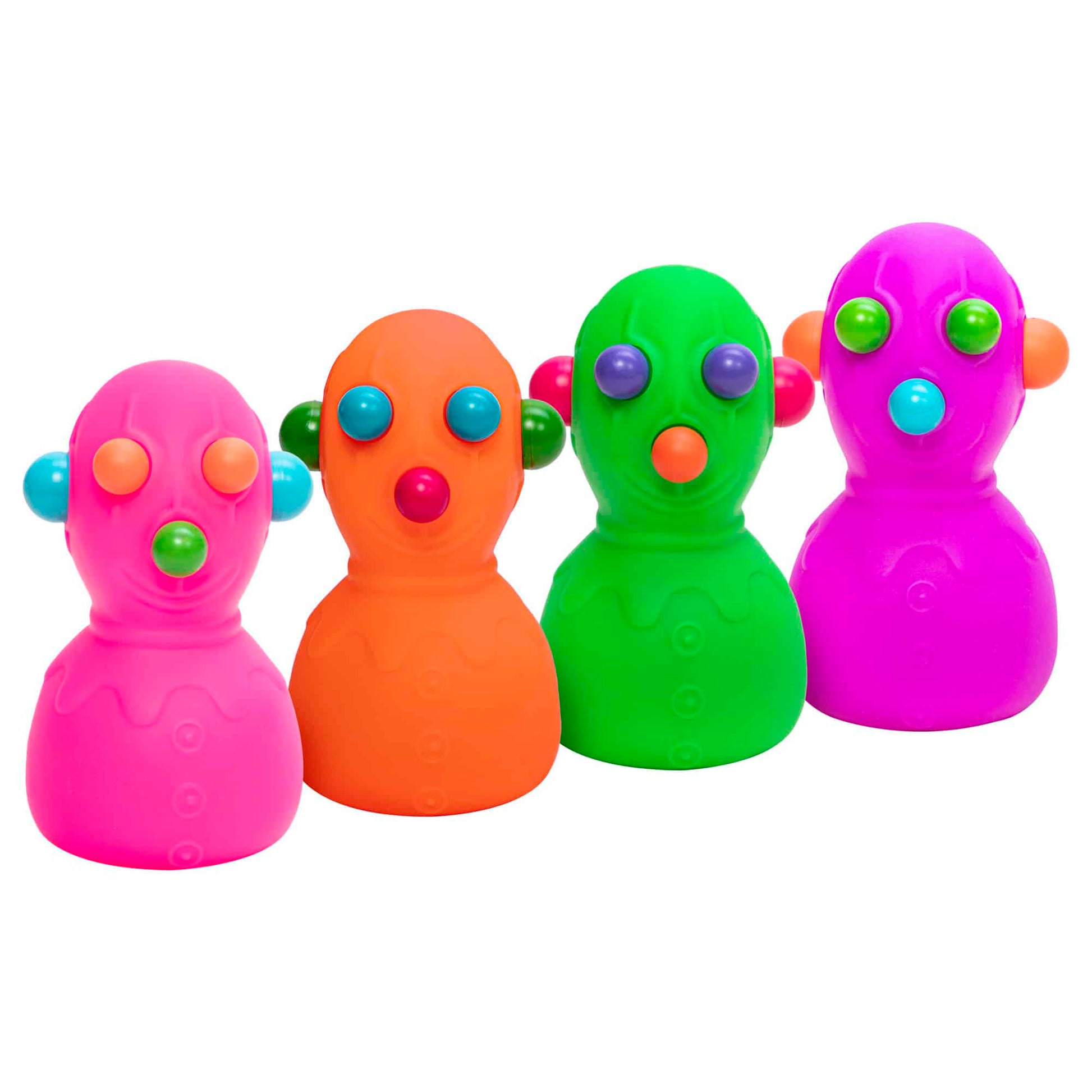 Panic Pete Group - Pink Orange Green Purple