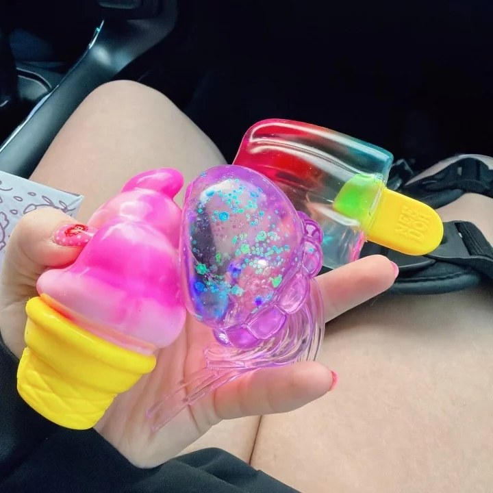 NeeDoh Fuzz Ball Flower Power customer-style review image