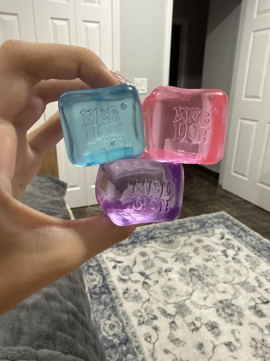 NeeDoh Fuzz Ball Flower Power customer-style review image
